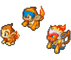 Chimchar, Monferno & Infernape - Pokémon Conquest