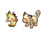 Meowth & Persian - Pokémon Conquest