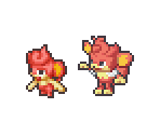 Pansear & Simisear - Pokémon Conquest