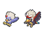 Rufflet & Braviary - Pokémon Conquest