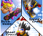 Game Select - Snowboard Kids