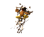 Huhn on a Windmill Killed - Moorhuhn Remake