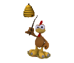 Huhn at Beehive - Moorhuhn X