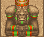 Kibombo Exterior & Gabomba Statue - Golden Sun 2: The Lost Age