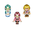 Mia, Jenna & Cosma/Sheba - Golden Sun 2: The Lost Age