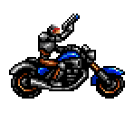 Bike Soldier - Contra: Hard Corps