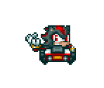Shadow (Sonic Drift, Super Mario Kart-Style) - Sonic the Hedgehog Customs