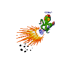 Alien with a Shotgun - Earthworm Jim 2