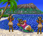 Waikiki Beach - Ranma ½ II: Anything-Goes Martial Arts (JPN)