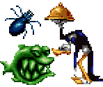 Mojo Mansion Enemies - Maui Mallard in Cold Shadow / Donald in Maui Mallard