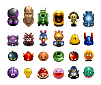 Enemies - Super Bomberman 2