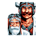 Malcolm/Kohful & River Portraits - Aero Fighters 3 / Sonic Wings 3