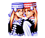 Shaika & Pooshika/Spanky Portraits - Aero Fighters 3 / Sonic Wings 3