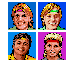 Portraits - David Crane's Amazing Tennis