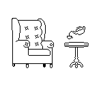 Chair & Tea - Fly Guy