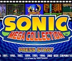 Title Screen - Sonic Mega Collection