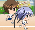 Running Minigame - Game ni Natta yo! Dokuro-chan: Kenko Shindan Daisakusen