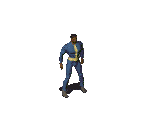 Black Male Vault-13 Jumpsuit - Fallout