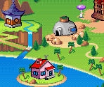 World Map - Dragon Ball: Advanced Adventure