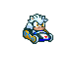 Silver (Super Mario Kart-Style) - Sonic the Hedgehog Customs