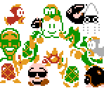 Enemies & Bosses - All Night Nippon Super Mario Bros. (JPN)