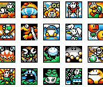 Icons - Super Mario World 2: Yoshi's Island