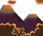 Volcano Forest - Super Mario World 2: Yoshi's Island