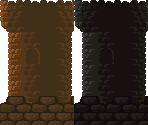 Fort / Castle (Towers) - Super Mario World 2: Yoshi's Island