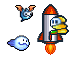 Sky Enemies - Yoshi's Island DS