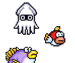 Water Enemies - Yoshi's Island DS