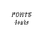 Game Fonts - Final Fantasy 4 Advance