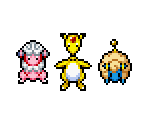 Mareep, Flaafy & Ampharos - Pokémon Mystery Dungeon: Red Rescue Team