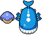 Wailmer & Wailord - Pokémon Mystery Dungeon: Red Rescue Team