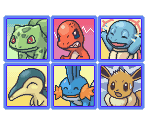 Starter Portraits - Pokémon Mystery Dungeon: Red Rescue Team