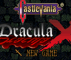 Menu Screens - Castlevania: Dracula X / Vampire's Kiss