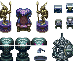 Sylvain Castle Interior Objects - Terranigma
