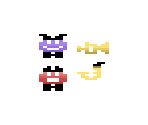 Thwocker, Enemies & Miscellaneous - Thwocker (Prototype) (Atari 2600)