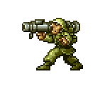 Rebel Soldier (Bazooka) - Metal Slug 2 / Metal Slug X