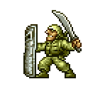 Rebel Soldier (Shield) - Metal Slug 6