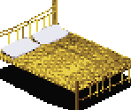 Denizen Cane Bamboo Bed - The Urbz: Sims in the City