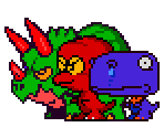 Stage 3 & 4 Enemies - Bonk's Adventure