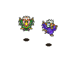 Kimono Bird & Kimono Wizard - Secret of Mana