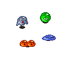Red Drop, Blue Drop, Green Drop & Shape Shifter - Secret of Mana