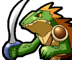 Lizard Warrior - Dokapon the World (JPN)