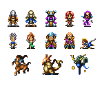 Enemies (Overworld) - Bahamut Lagoon (JPN)