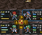 Combat Screen - Lufia 2: Rise of the Sinistrals