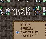 Status Menu - Lufia 2: Rise of the Sinistrals