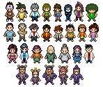 Overworld Characters - Medarot DS