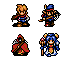 Overworld Sprites - Shining Force CD