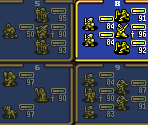 Edit Party Screen - Ogre Battle: The March of the Black Queen